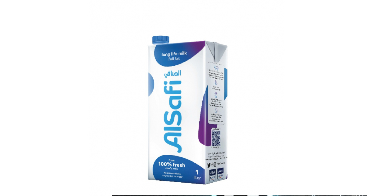 Al Safi | Long life milk full fat - 1 L | Finstan Inc.